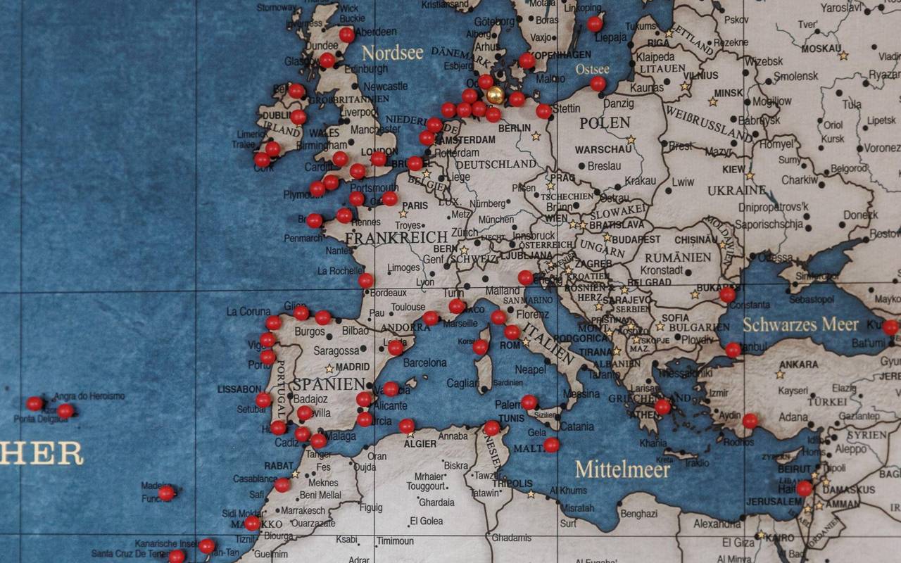 Verabschiedung vom Chef-Stewart der "Gorch Fock"