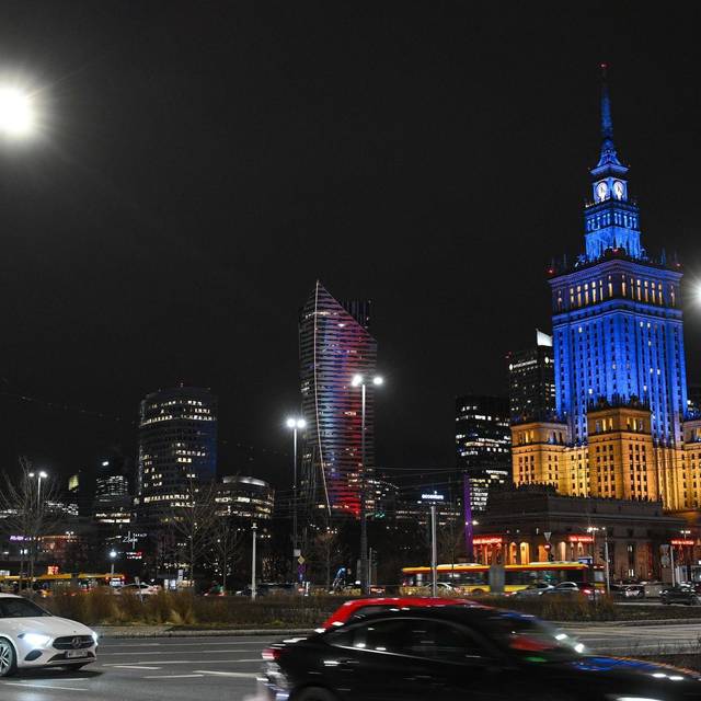 Polnische Hauptstadt Warschau