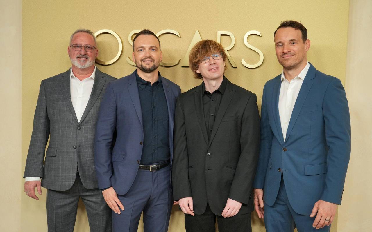 Donnie Dean (l-r), Guido Wolter, Espen Nordahl und Michael Ralla