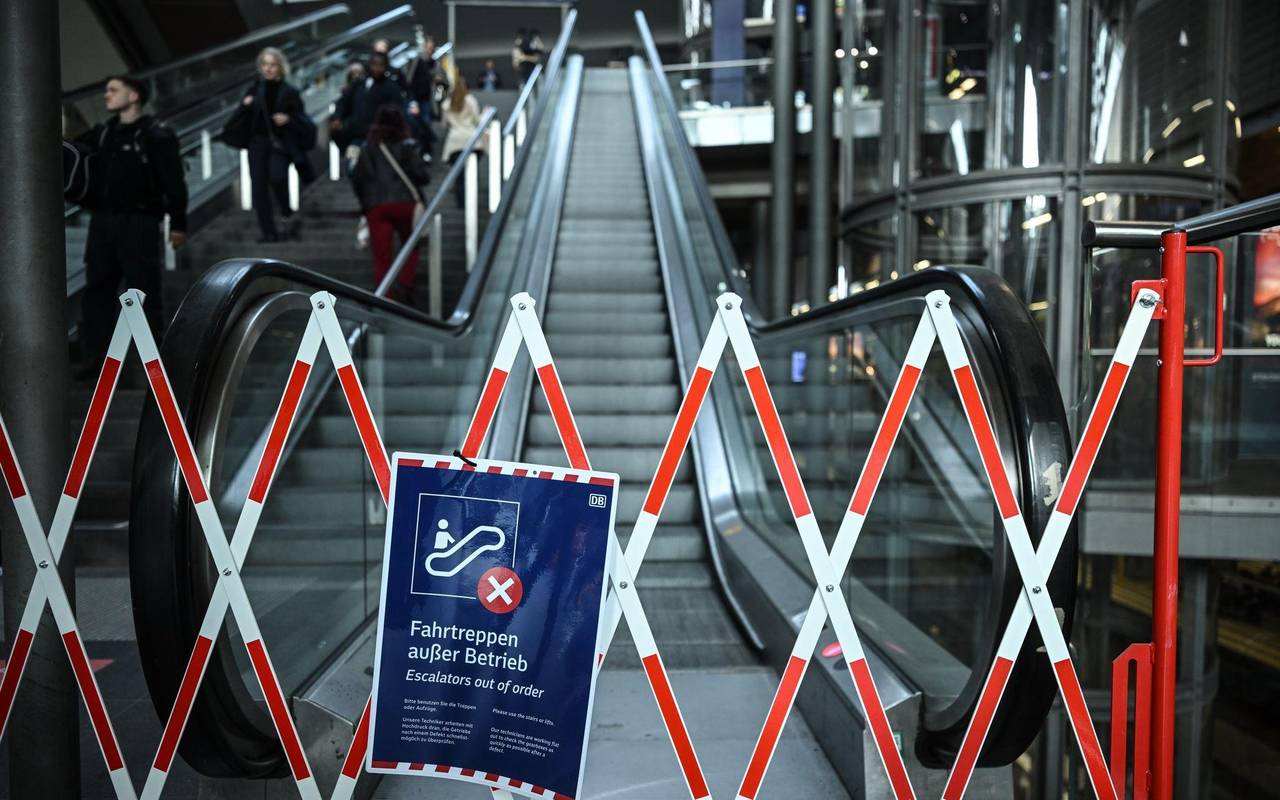 Rolltreppen am Hauptbahnhof
