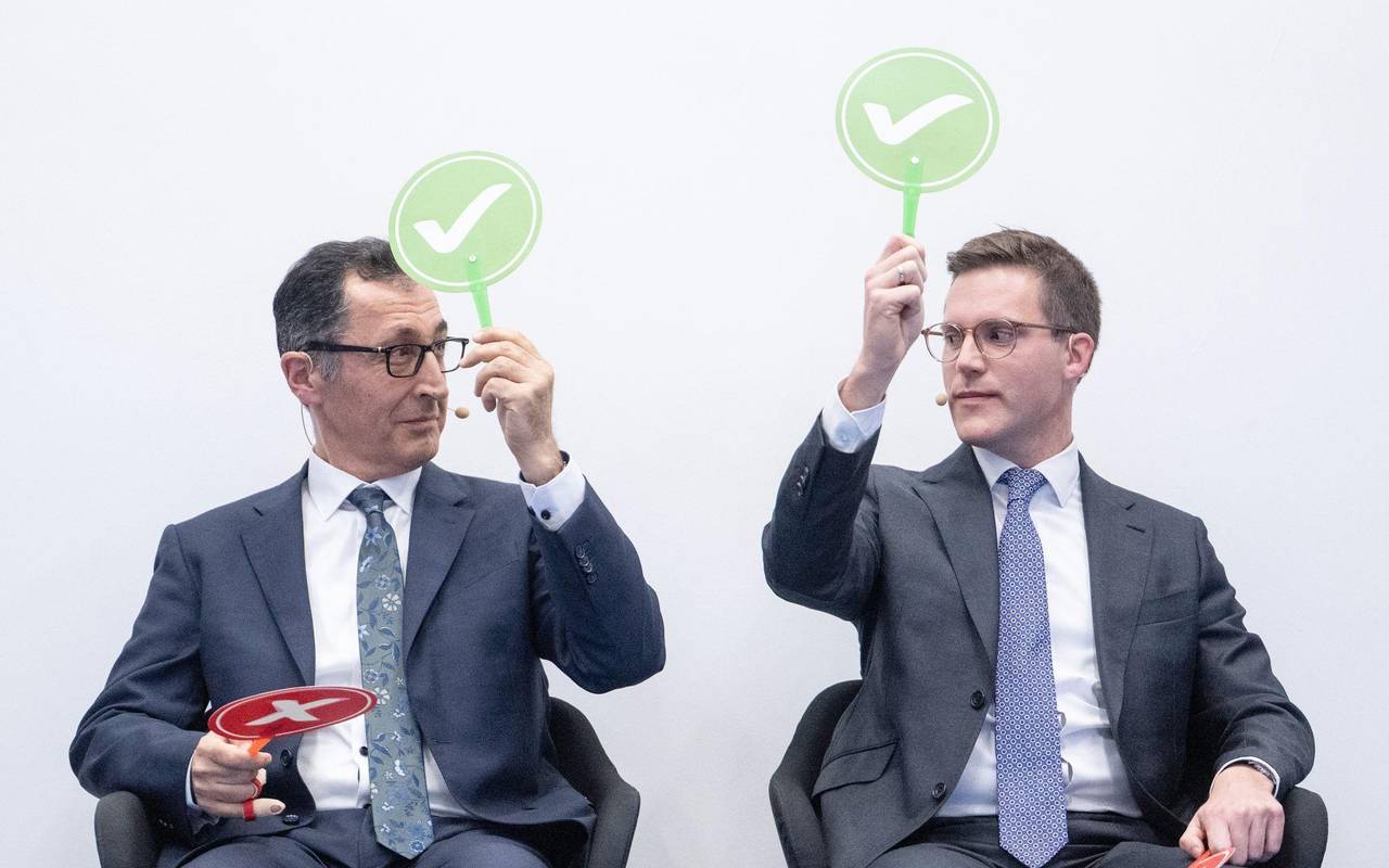 Cem Özdemir und Manuel Hagel