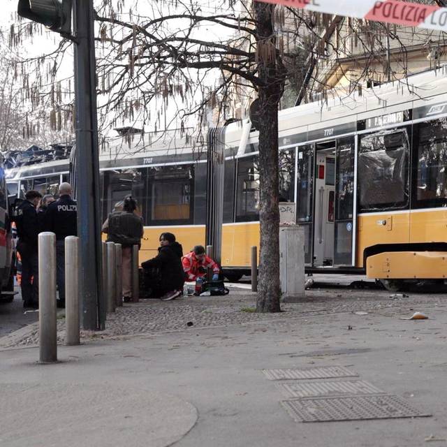 Straßenbahn-Unglück in Mailand