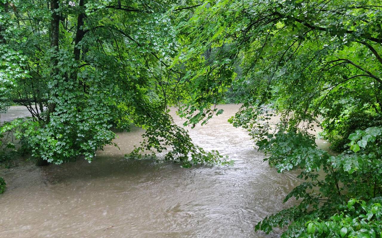 Starkregen Wipperfürth Innenstadt