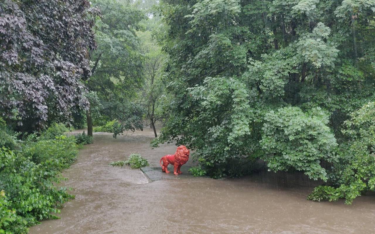 Starkregen Wipperfürth Innenstadt