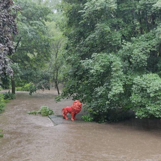 Starkregen Wipperfürth Innenstadt
