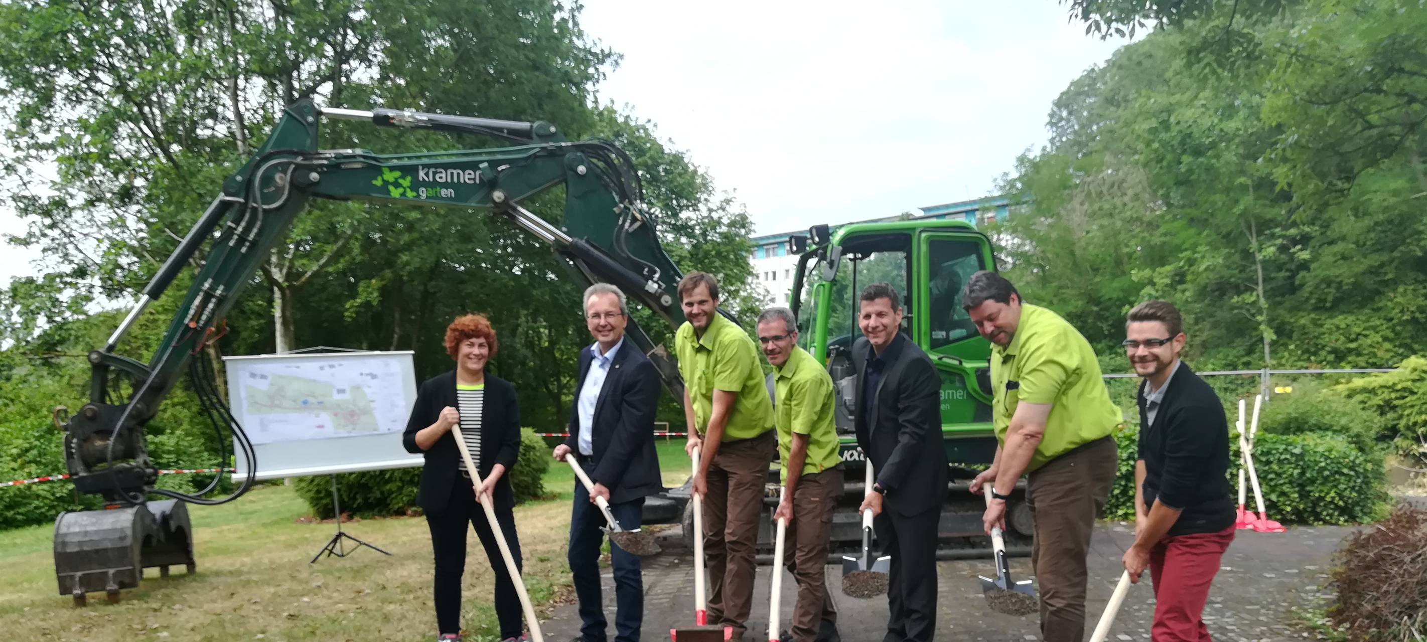 Spatenstich für Kurpark