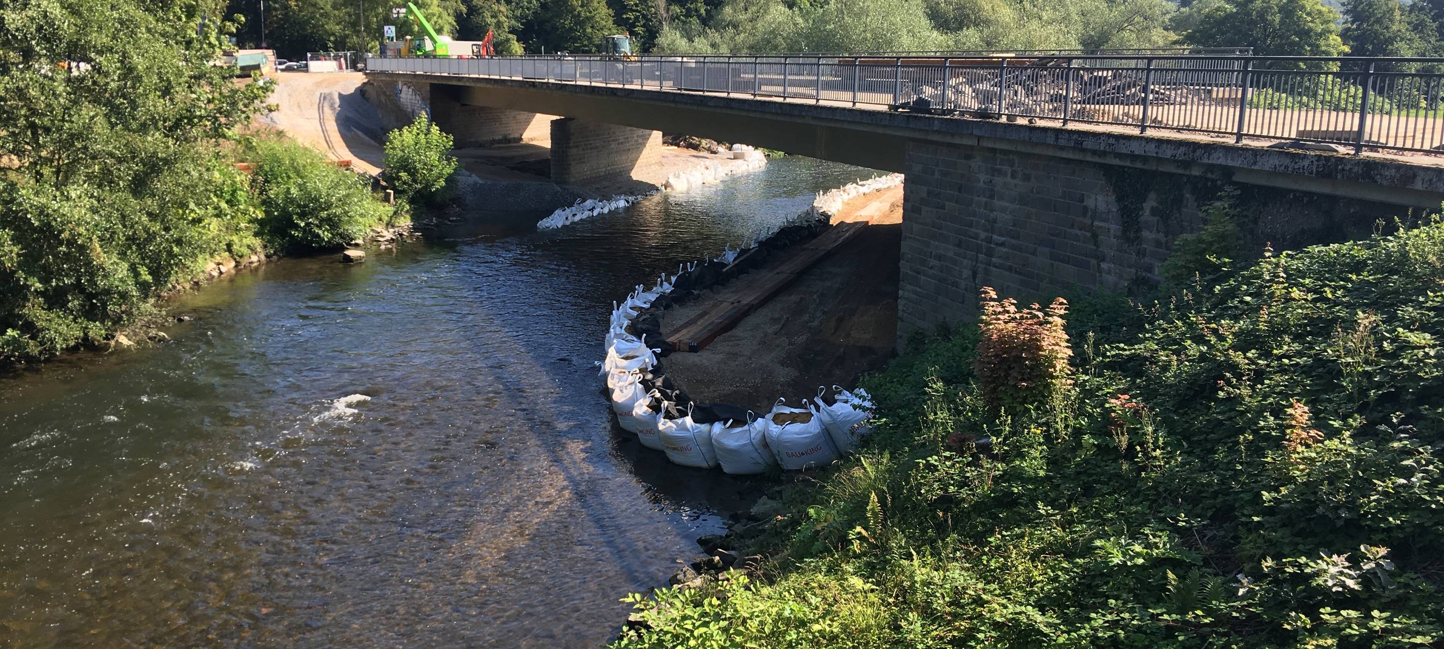 Die marode Wupperbrücke ist schon bald Geschichte