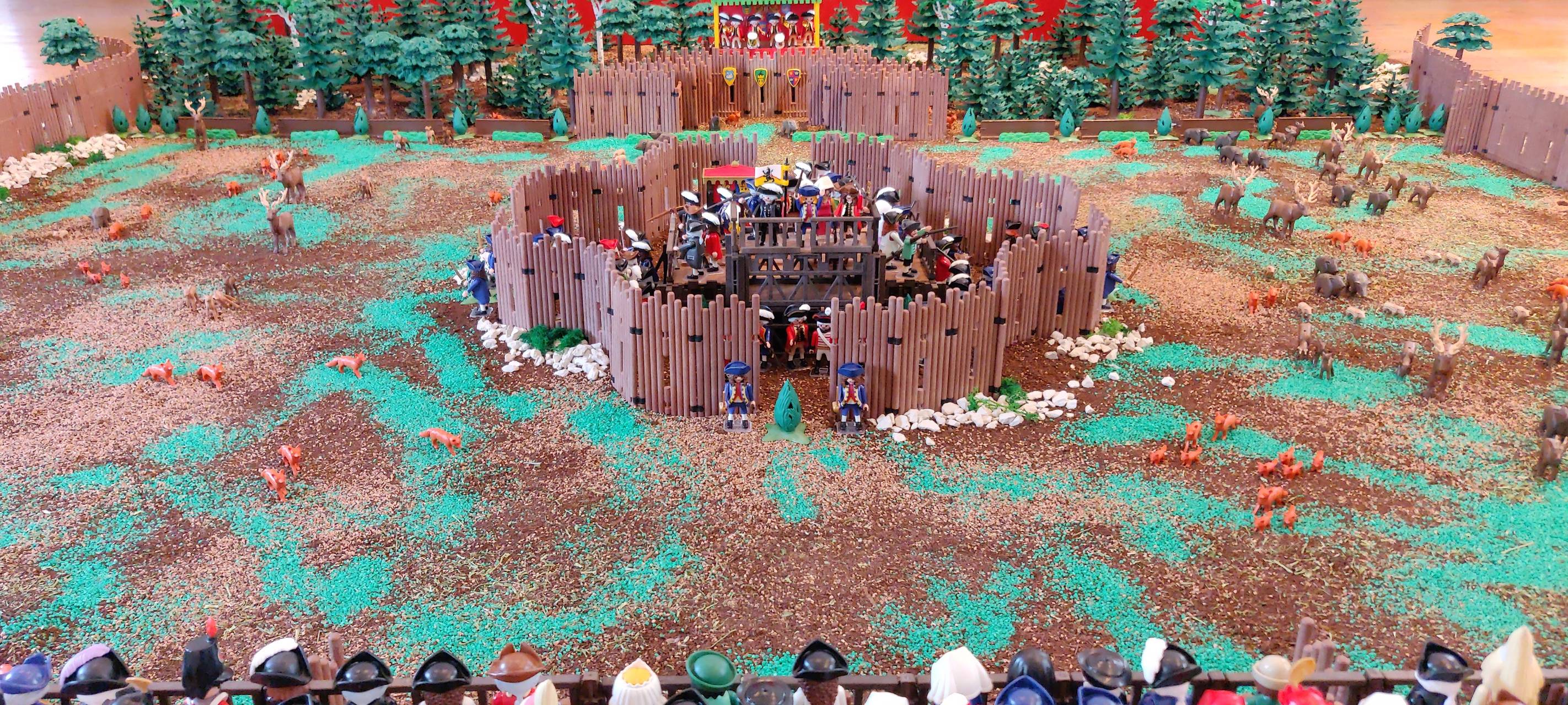 Playmobilfiguren zeigen bergische Geschichte