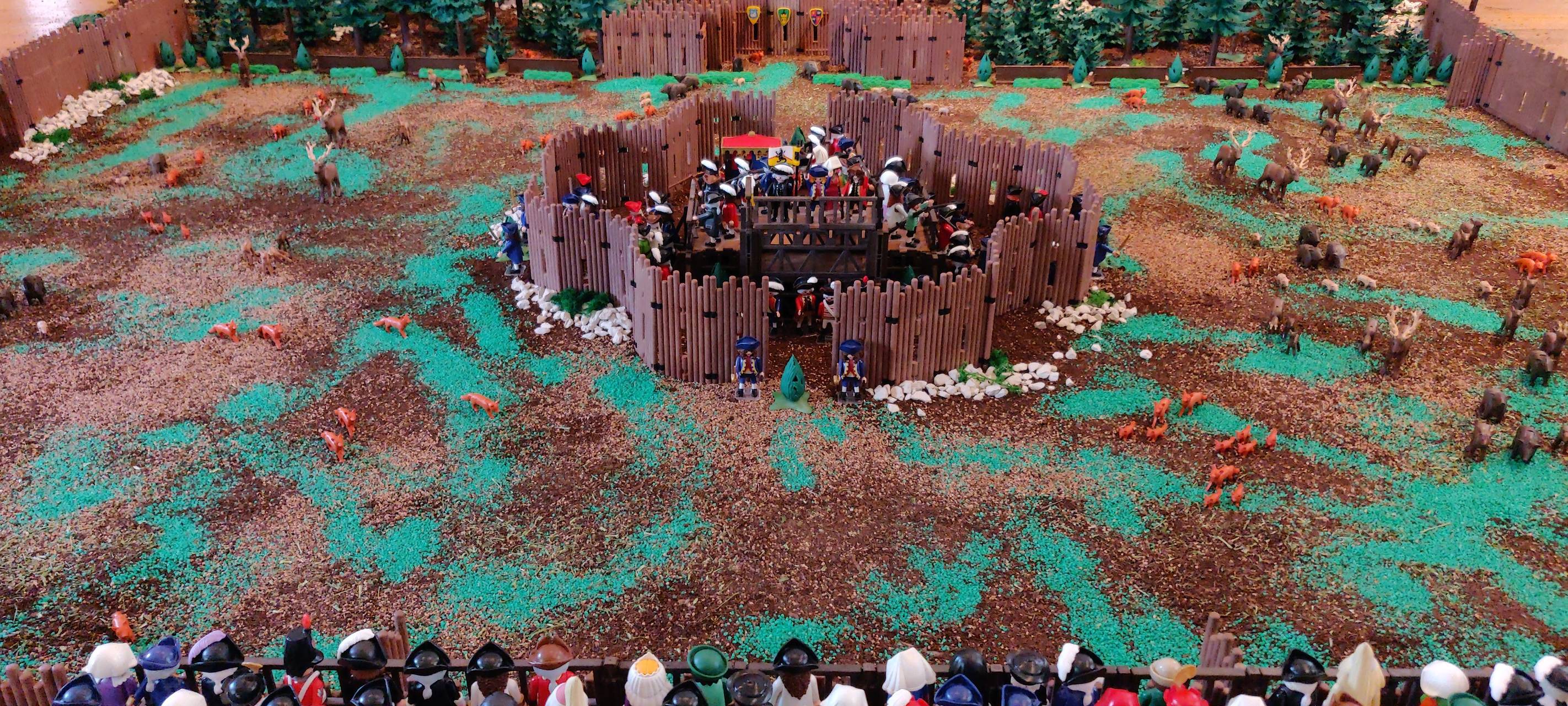 Playmobilfiguren zeigen bergische Geschichte