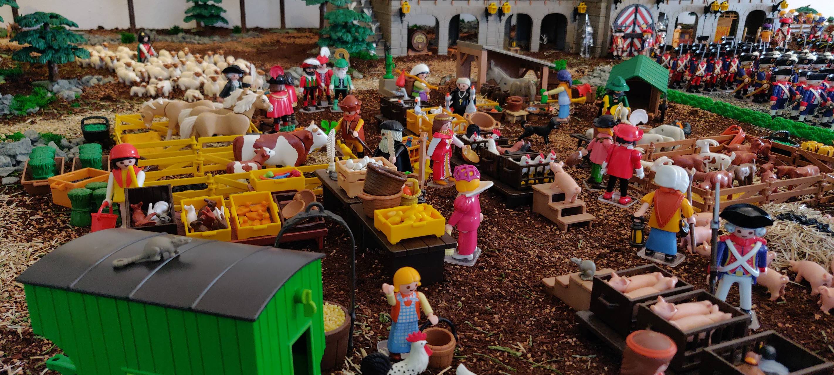 Playmobilfiguren zeigen bergische Geschichte