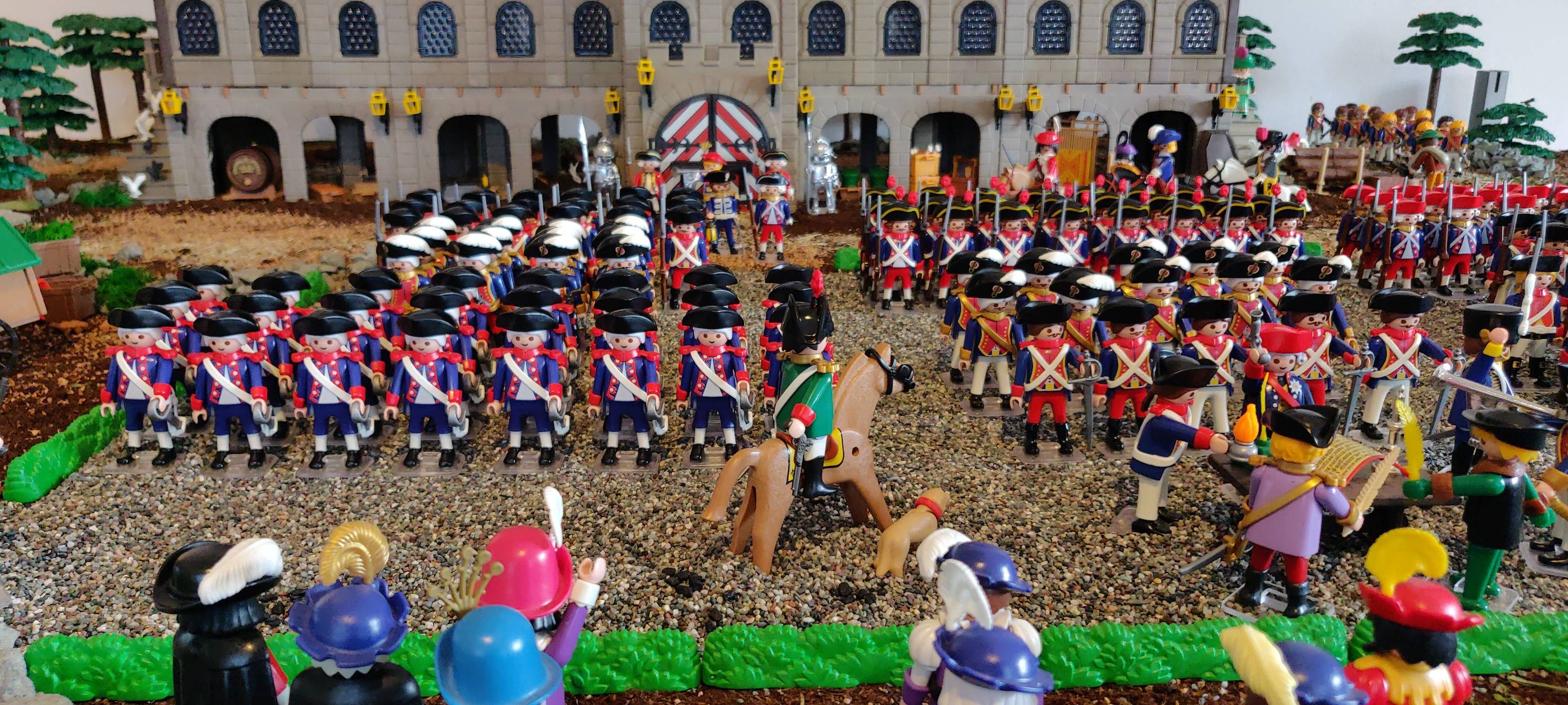 Playmobilfiguren zeigen bergische Geschichte