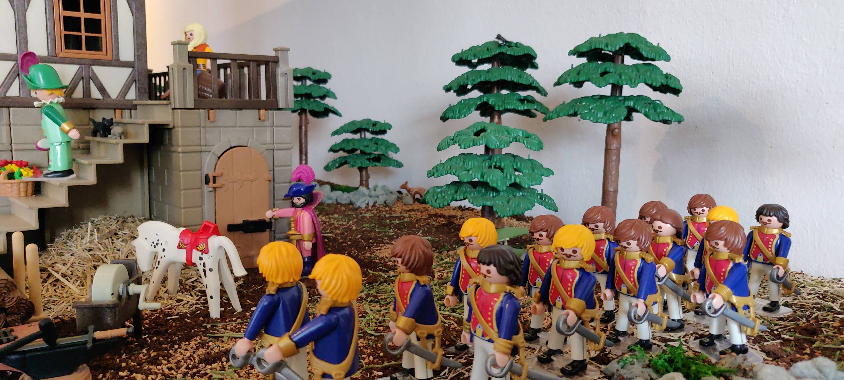 Playmobilfiguren zeigen bergische Geschichte