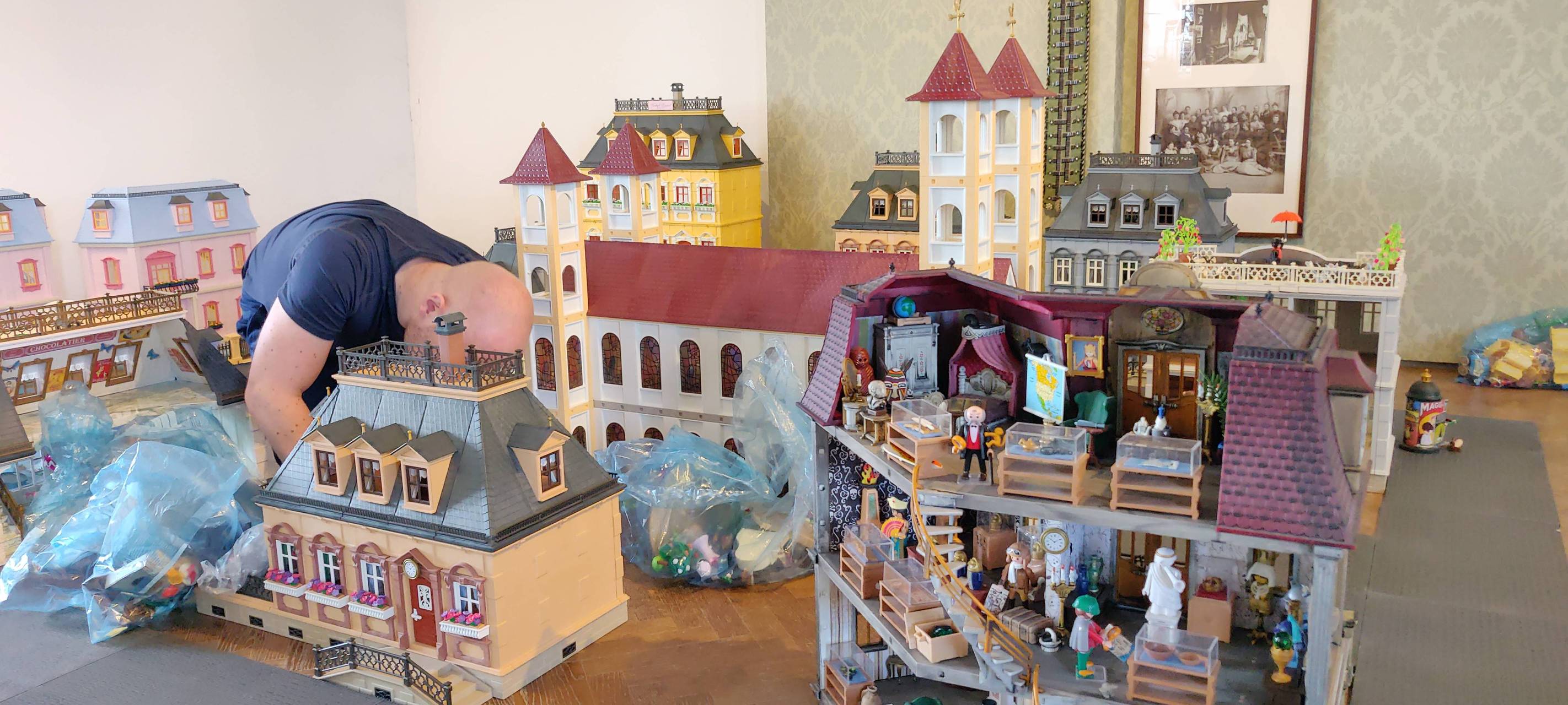 Playmobilfiguren zeigen bergische Geschichte