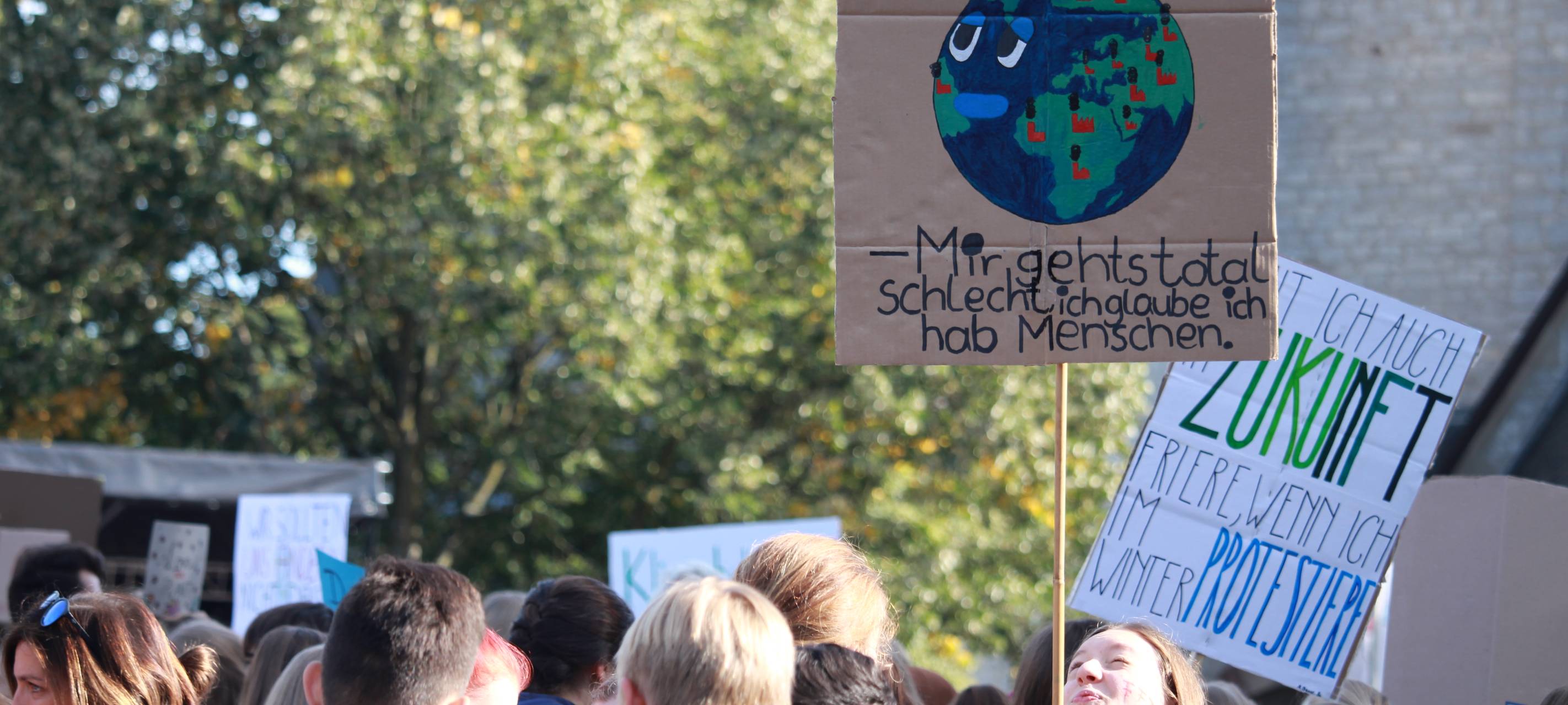 Klimakundgebungen in den Kreisstädten