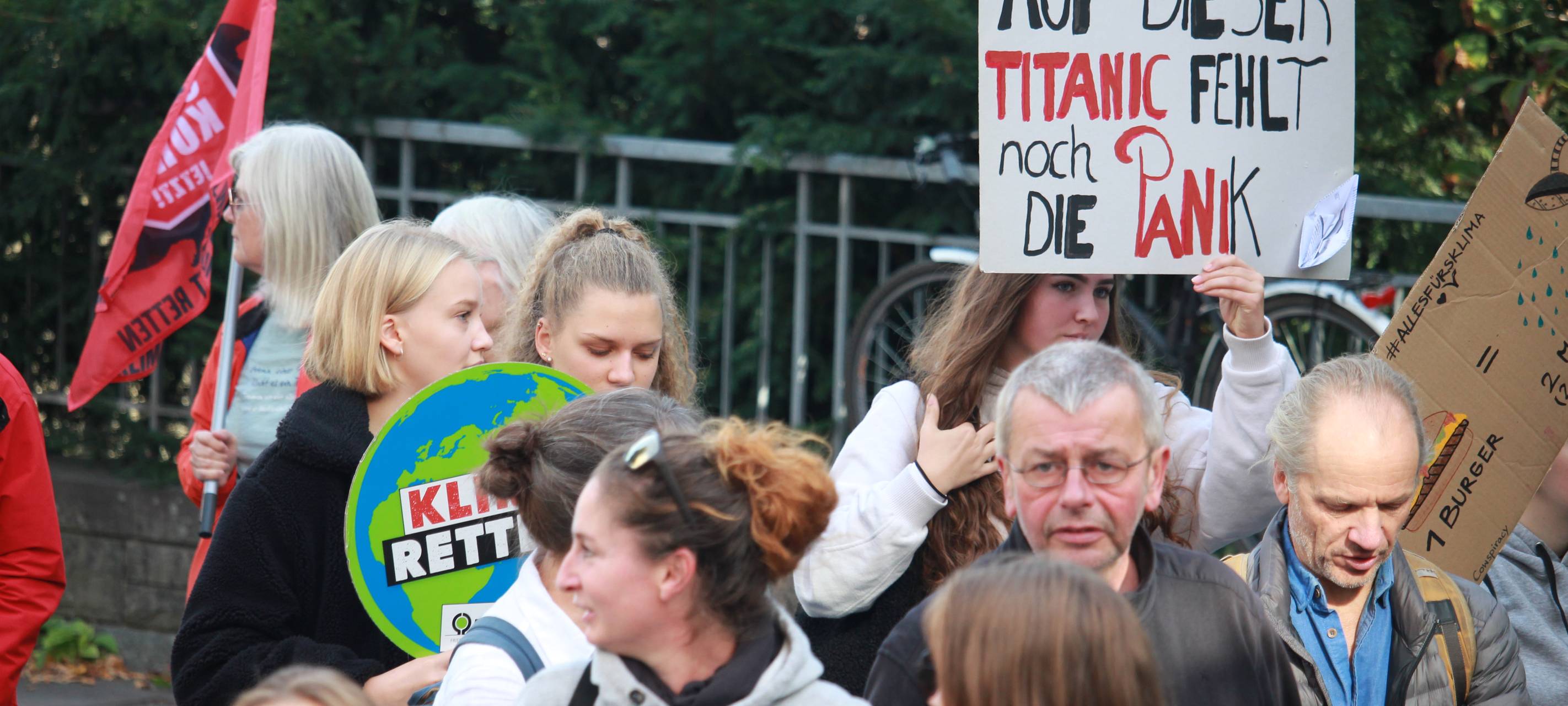 Klimakundgebungen in den Kreisstädten