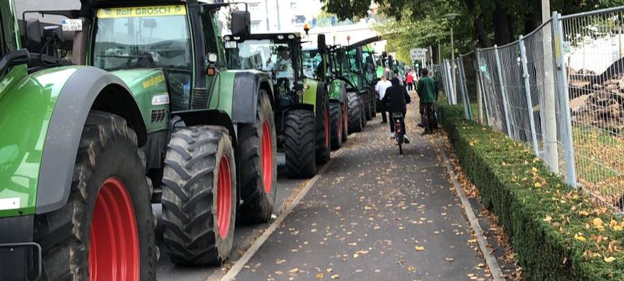 Rund 6.000 Bauern demonstrierten in Bonn
