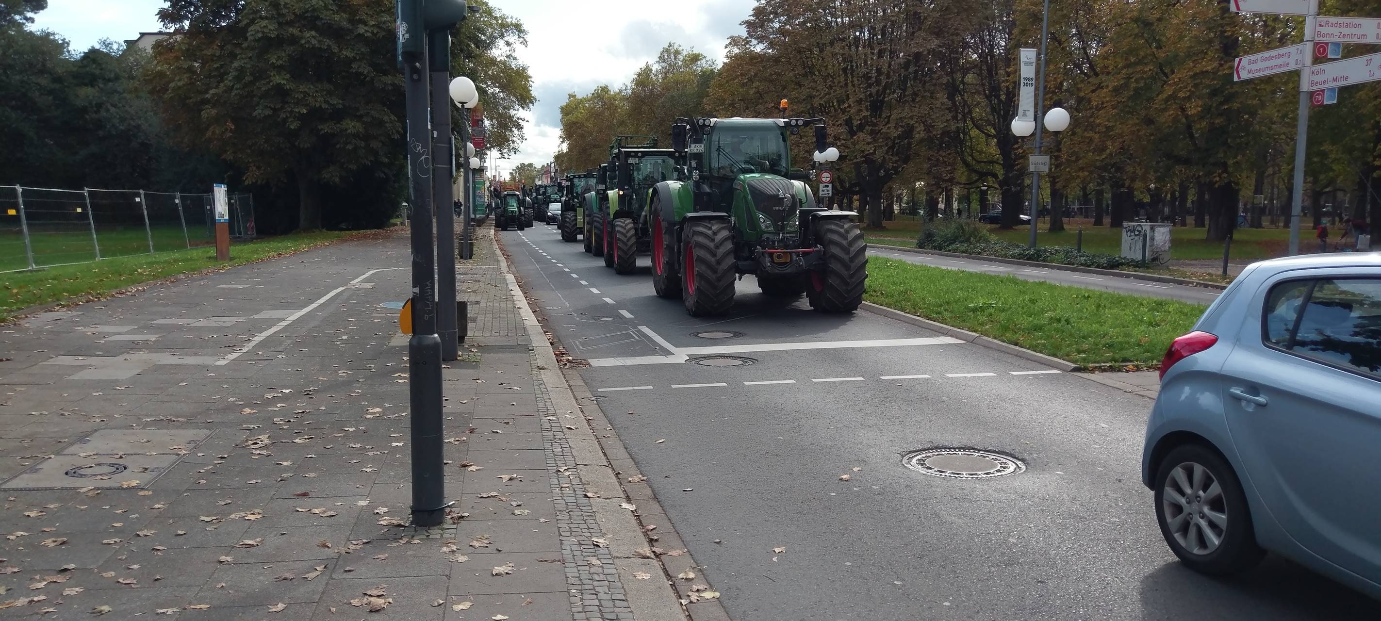 Rund 6.000 Bauern demonstrierten in Bonn