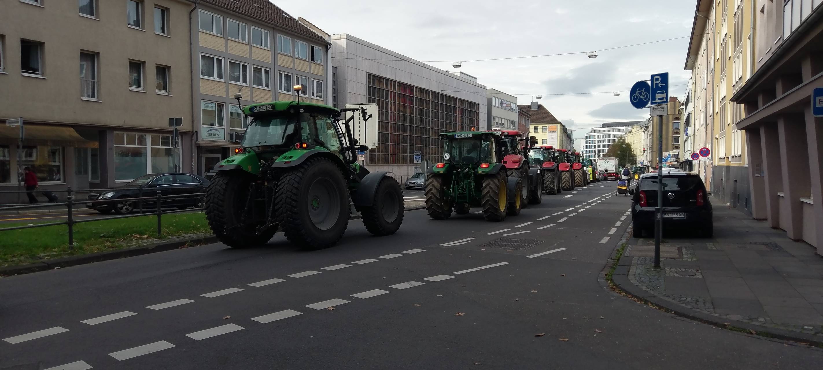 Rund 6.000 Bauern demonstrierten in Bonn