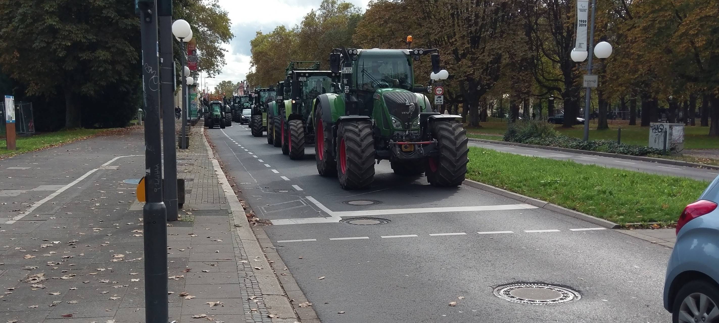 Rund 6.000 Bauern demonstrierten in Bonn