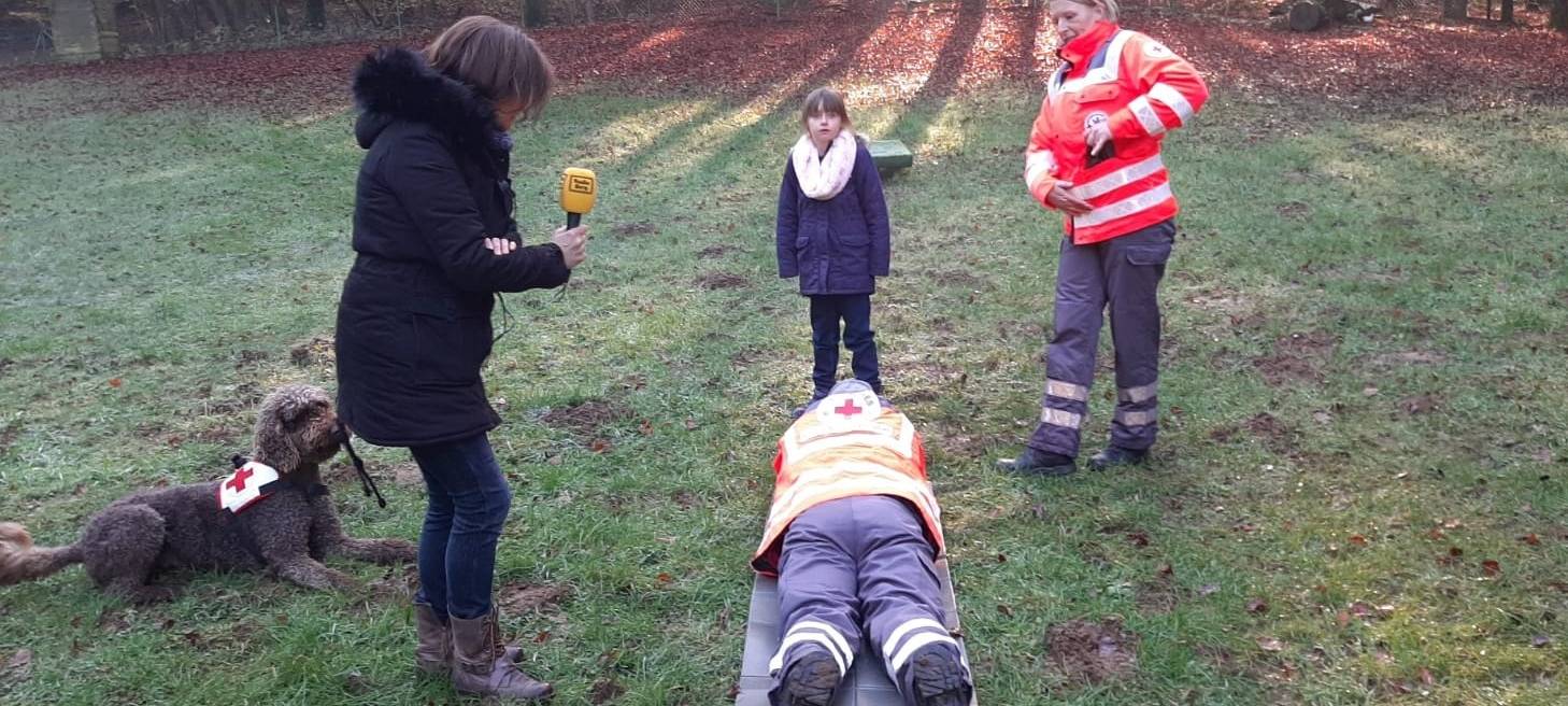 Training der Rettungshundestaffel
