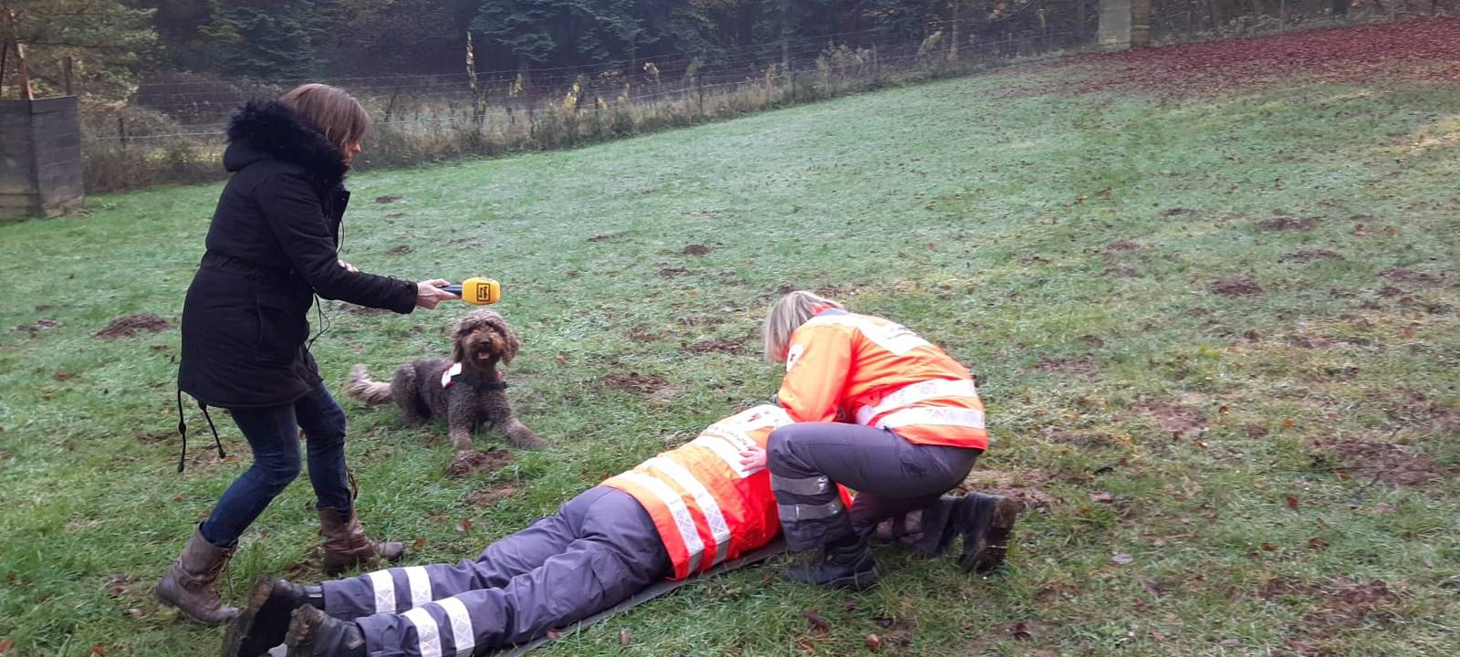 Training der Rettungshundestaffel