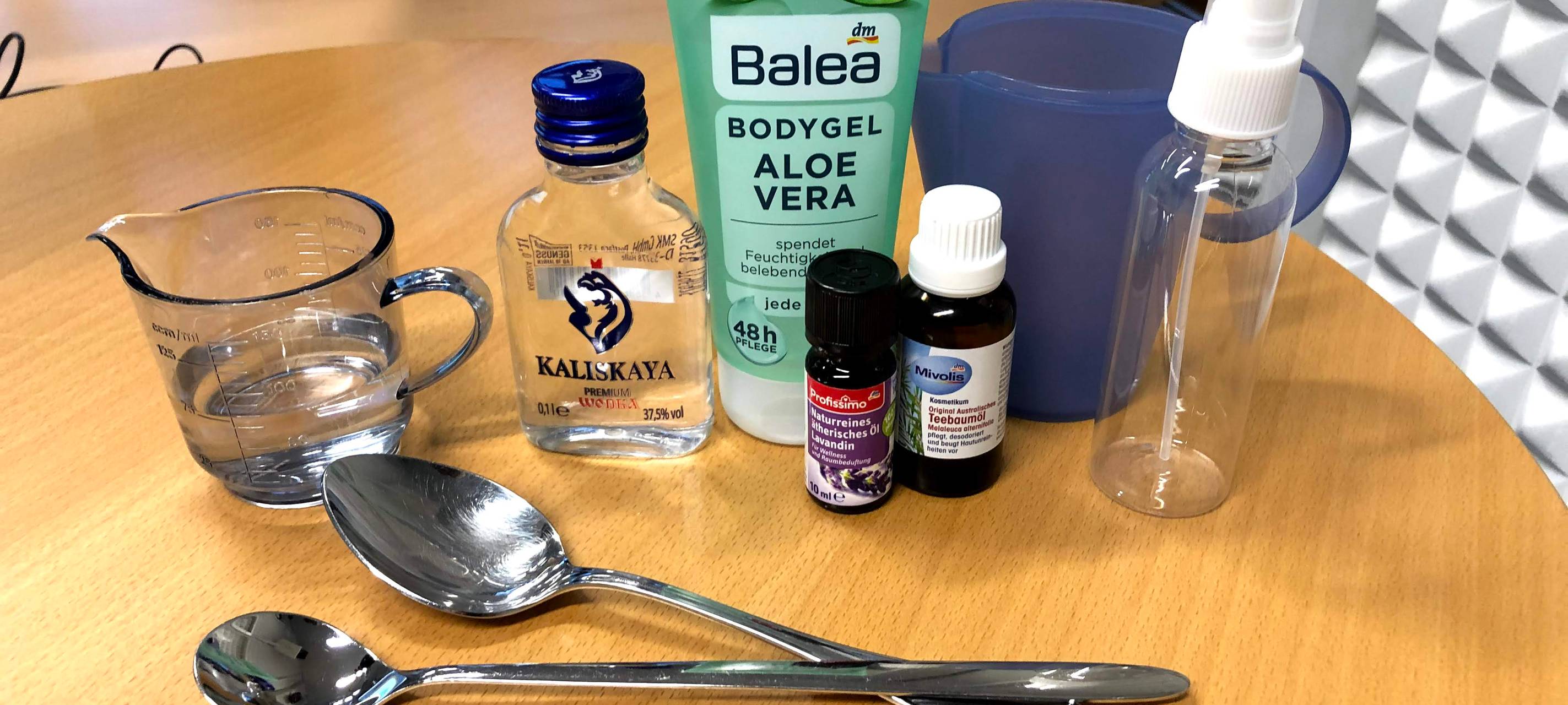 Desinfektionsmittel selber herstellen