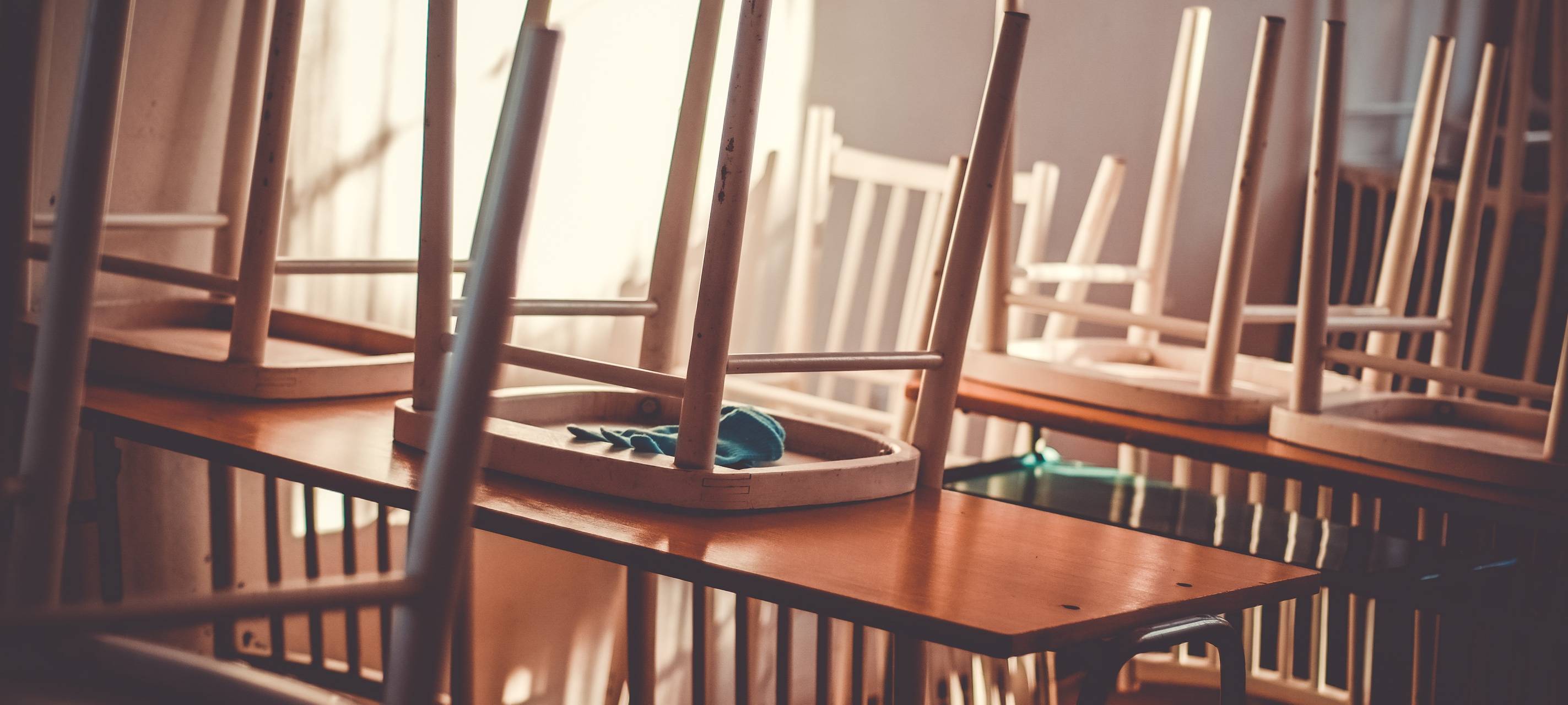 Leeres Klassenzimmer