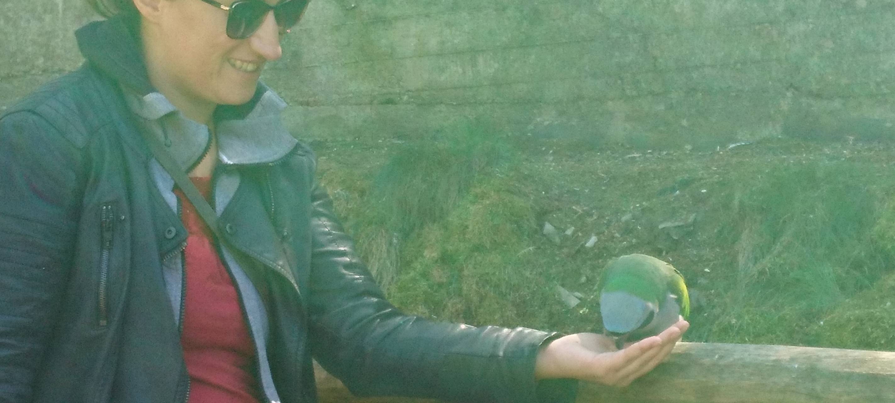 Große Wiedersehensfreude im Affen- und Vogelpark