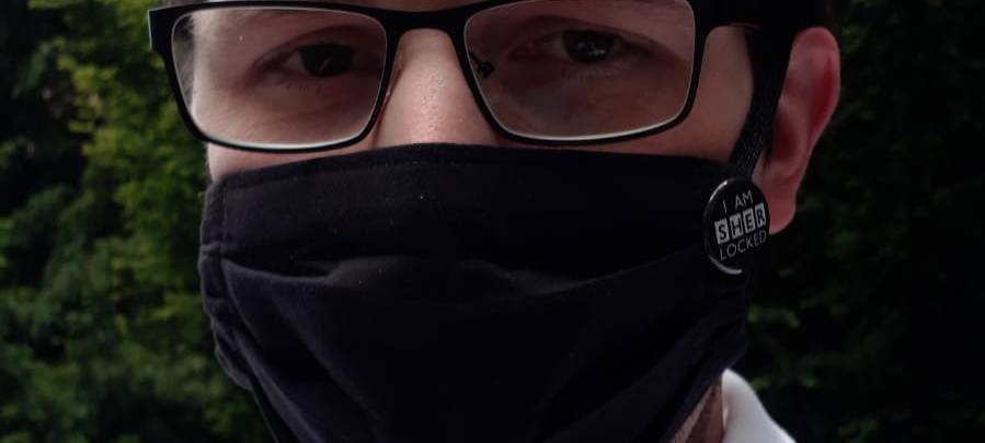 Masken als modische Accessoires