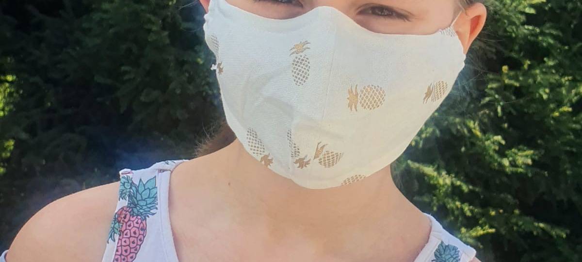 Masken als modische Accessoires