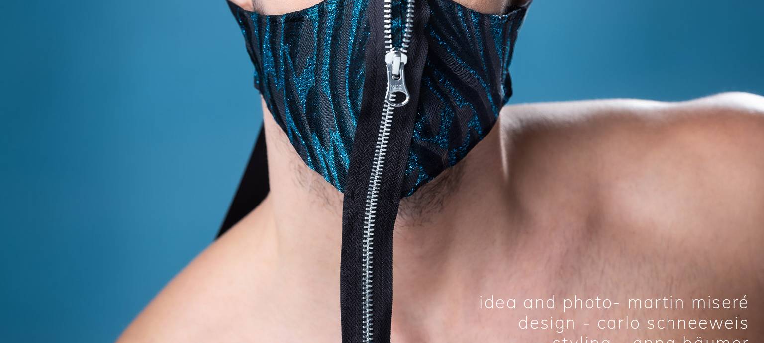 Masken als modische Accessoires