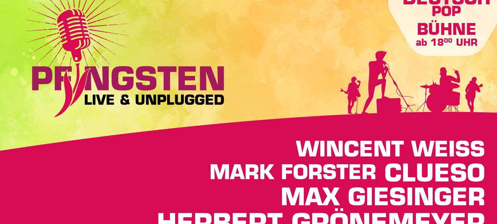 Unsere Stars auf der Deutschpop-Bühne