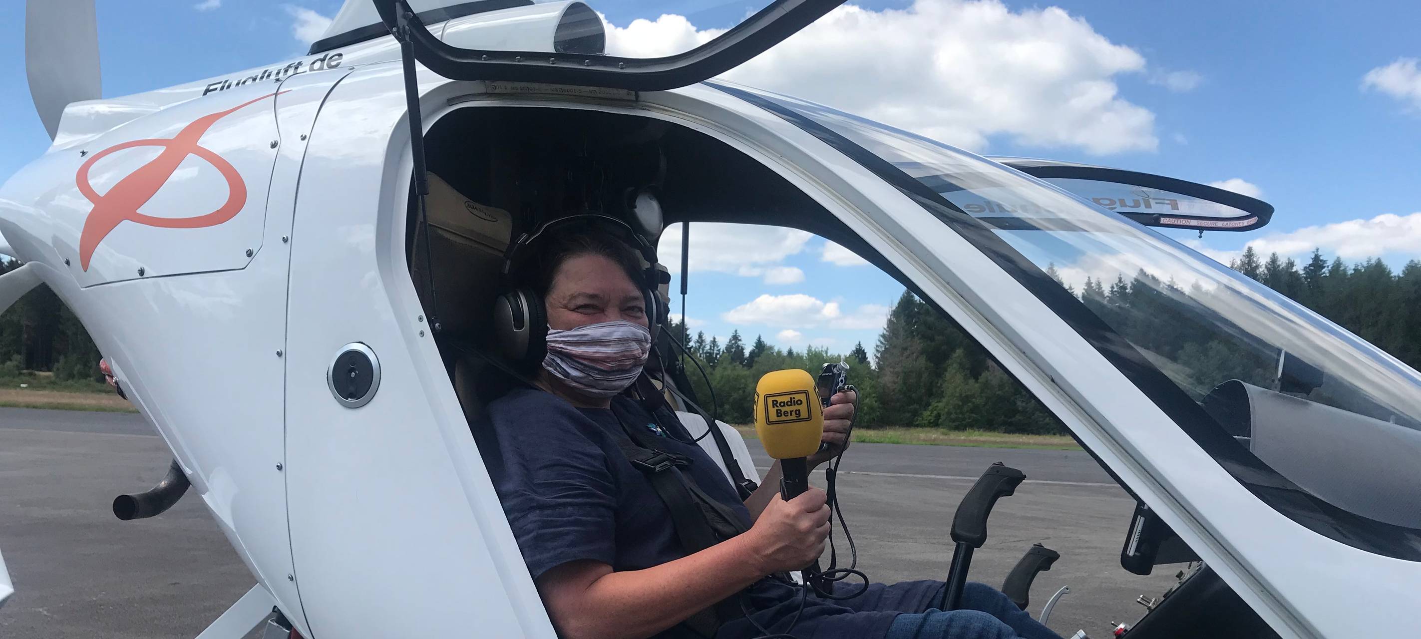 Mit dem Gyrocopter übers Bergische