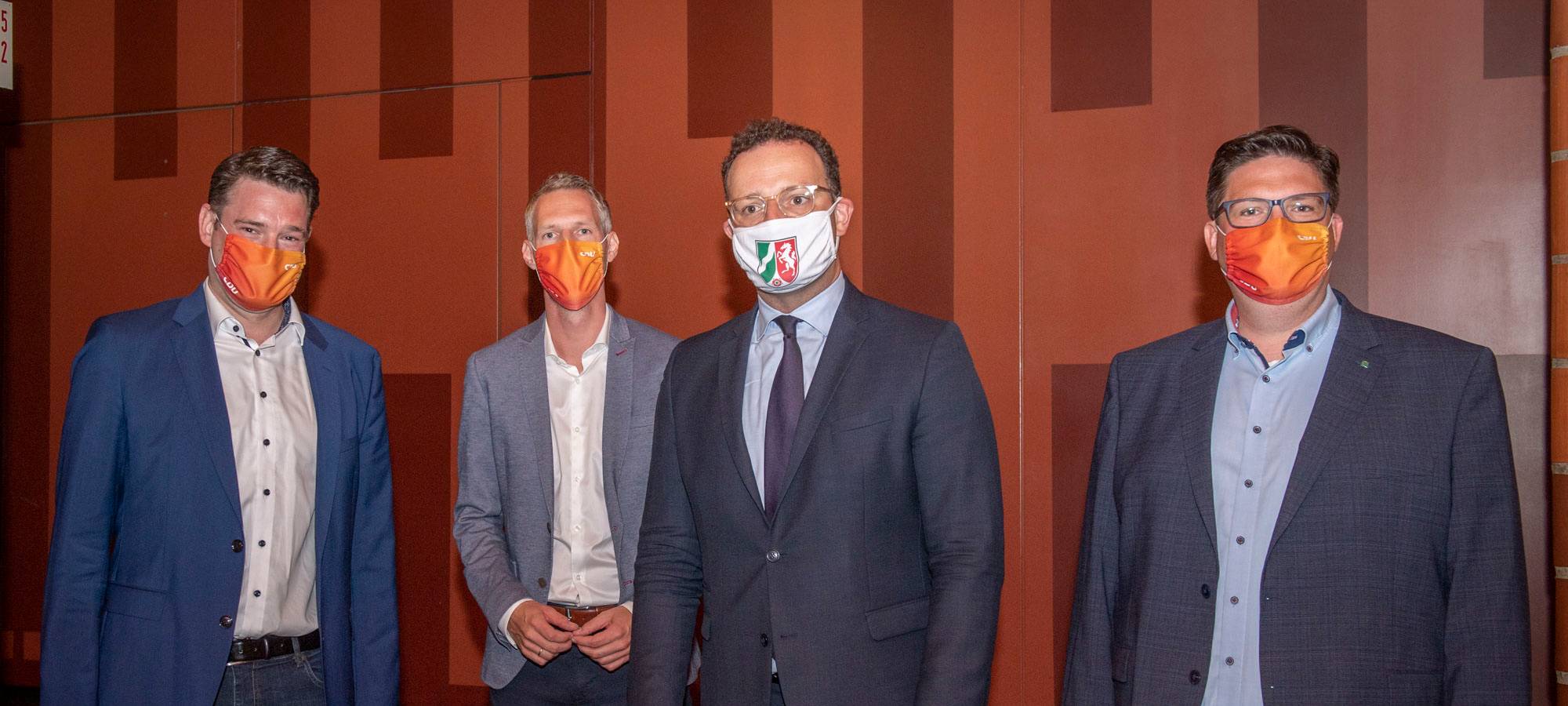 Anzeige nach Attacke auf Gesundheitsminister Spahn in Gladbach