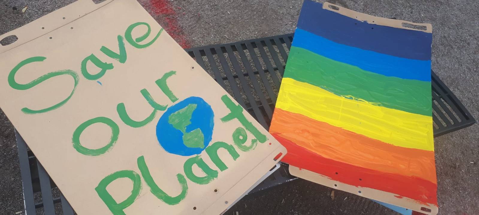 Fridays for Future-Mahnwache in Bergisch Gladbach