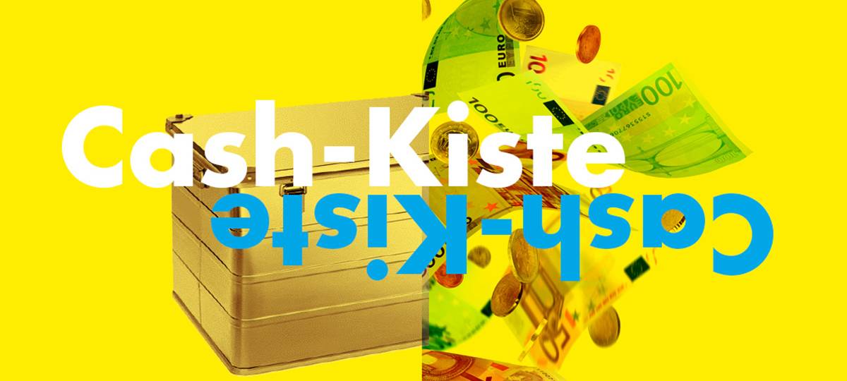 Teilnahmebedingungen Gewinnspiel "Cash-Kiste - Aufmachen und reichhören!"