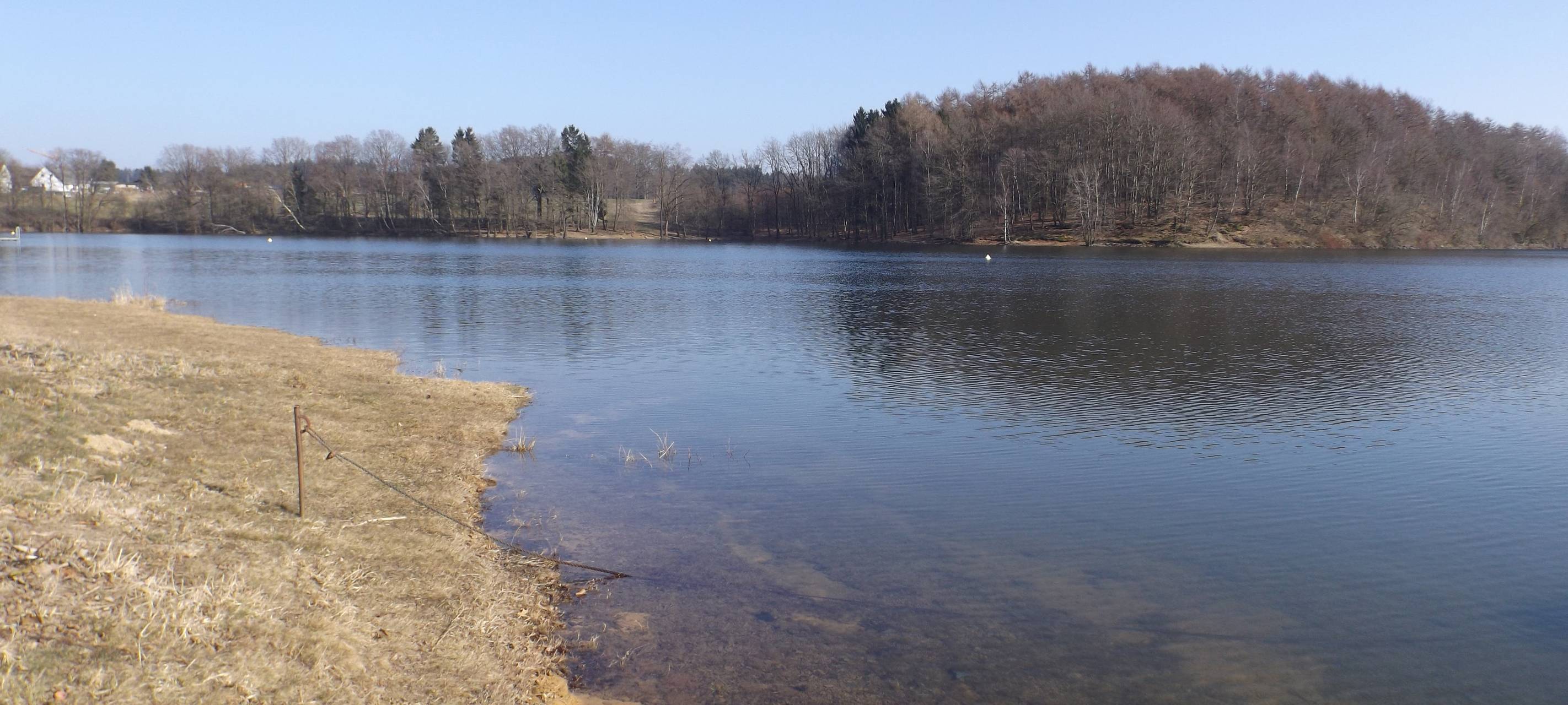 Talsperre See Natur Wasser Winter