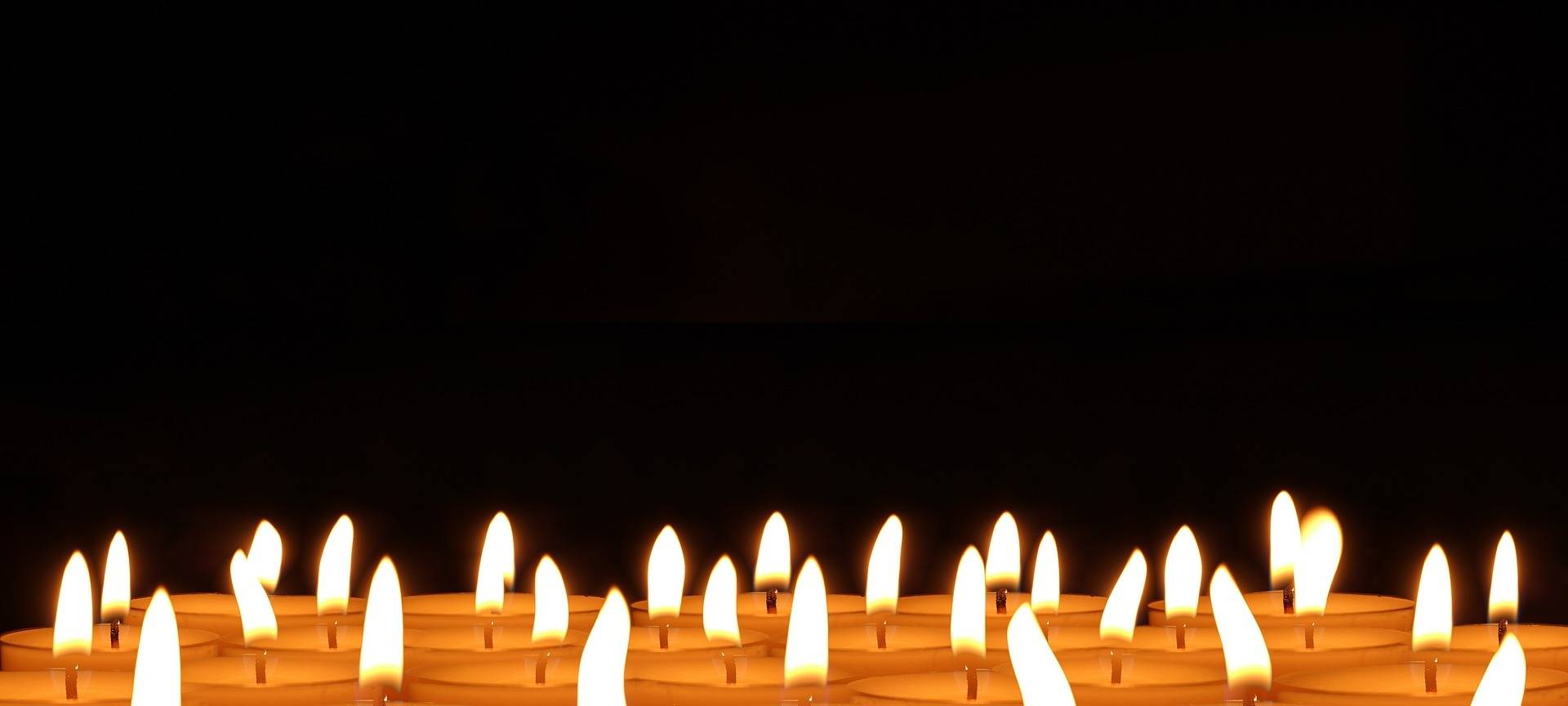 Teelichter Lichtermeer Kerzen Trauer Hoffnung