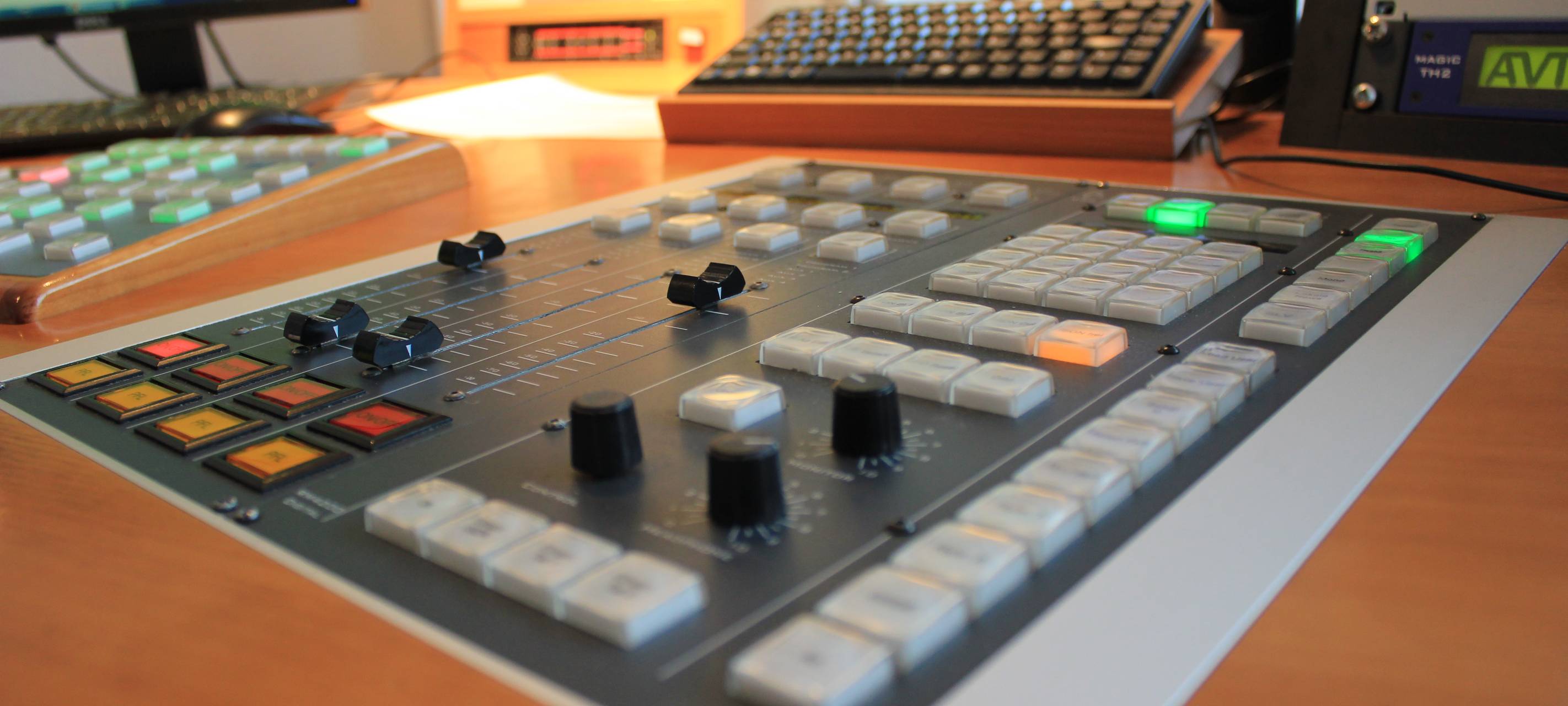 Studio Radio Berg Mischpult Sendestudio