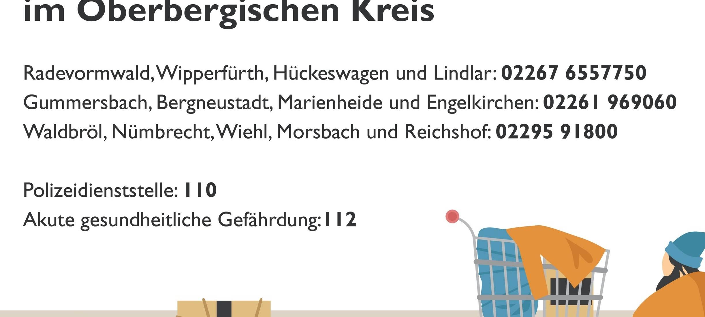 Obdachlose melden um zu helfen