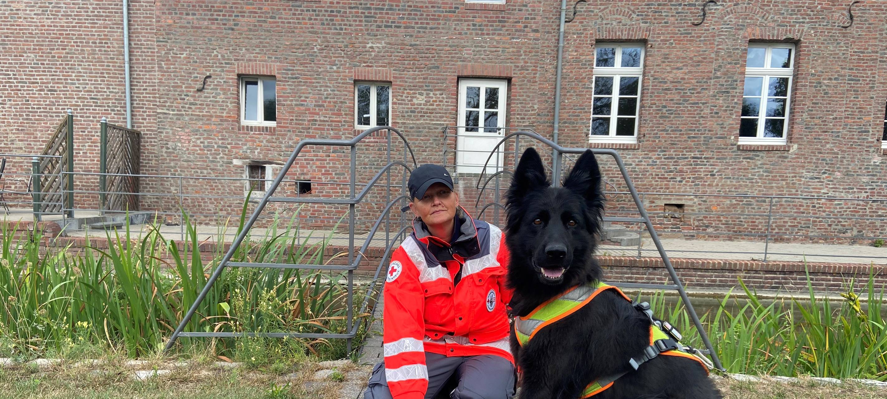 Mantrailer-Hündin Zoe in Oberberg im Einsatz