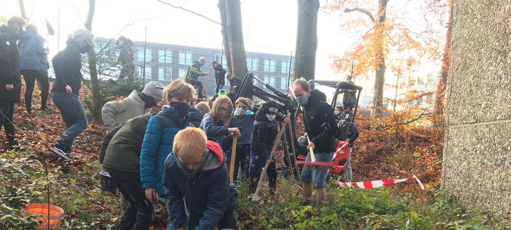 Bergisch Gladbach: Protestaktion am DBG für schnelles Internet