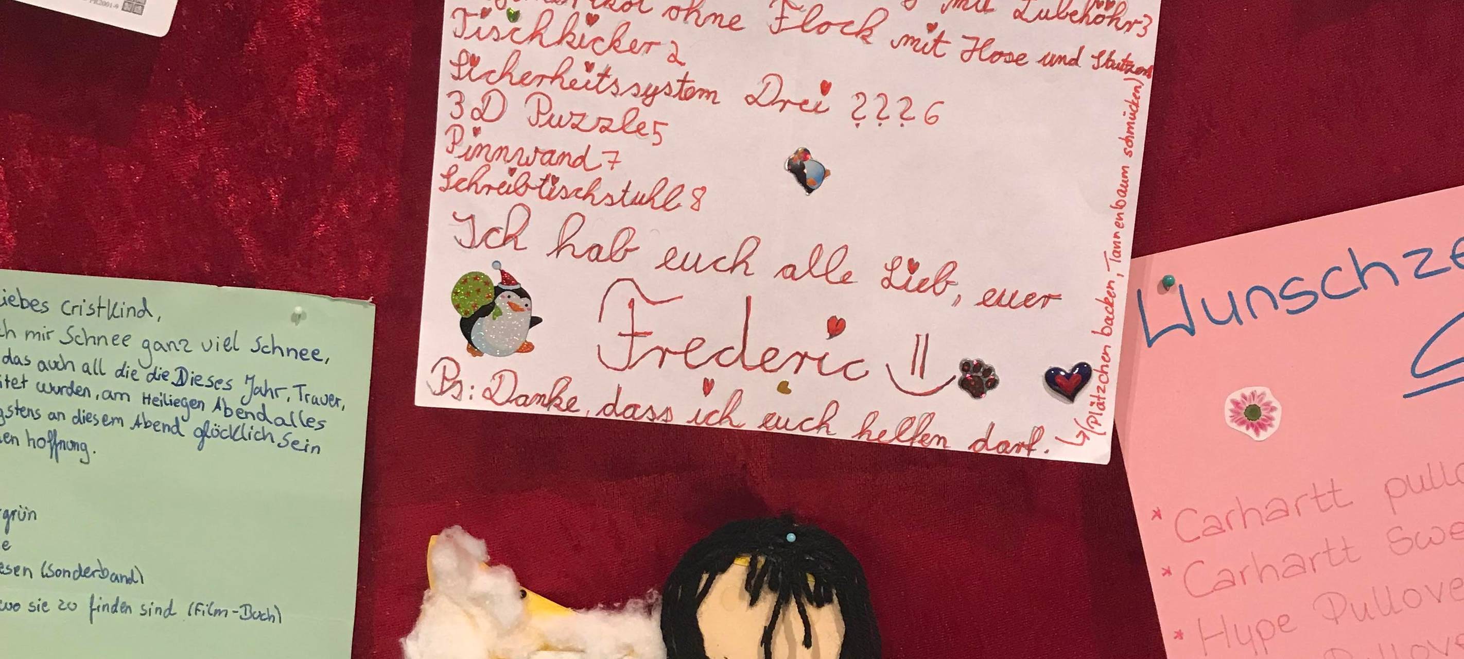 Christkind Brief Weihnachten Wünsche