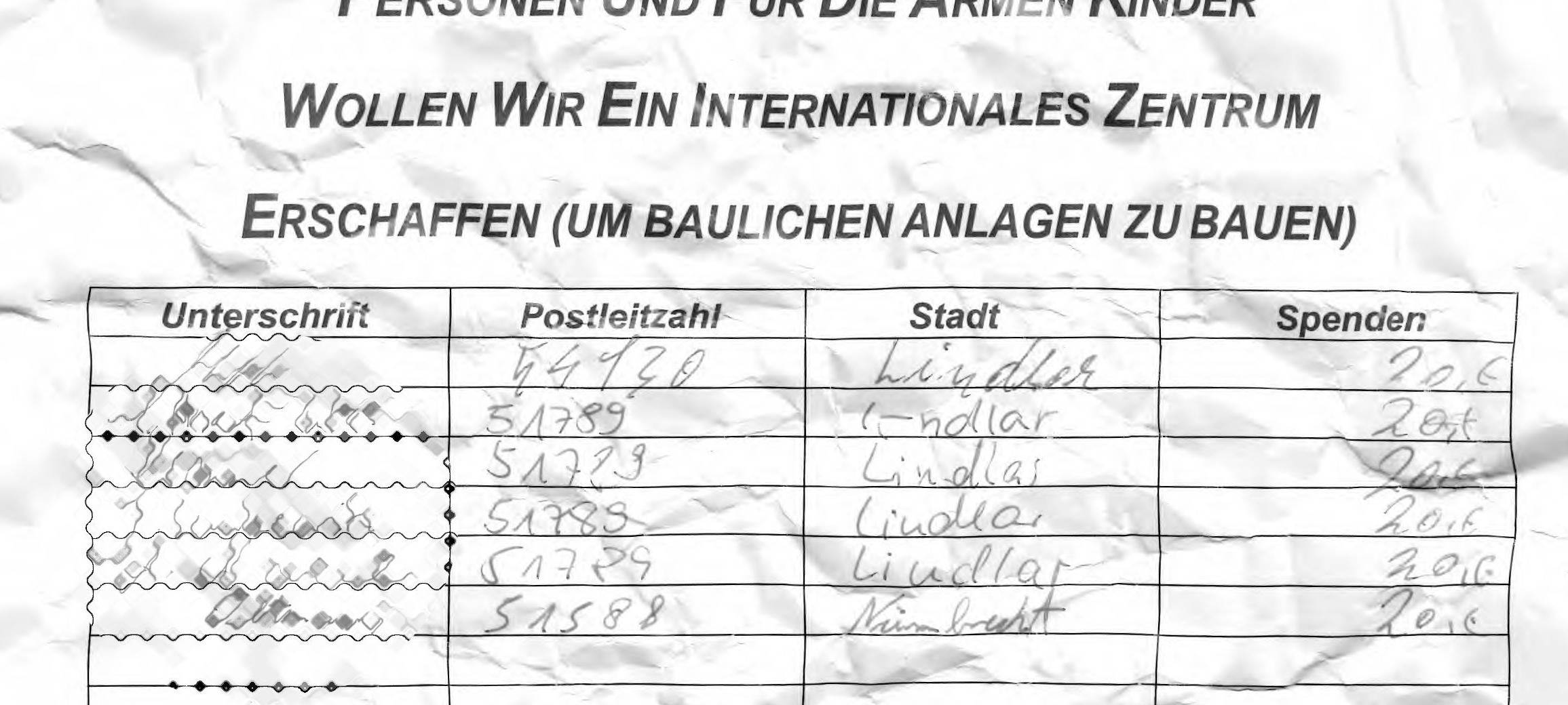 Lindlar: Polizei schnappt mutmaßlich falsche Spendensammler