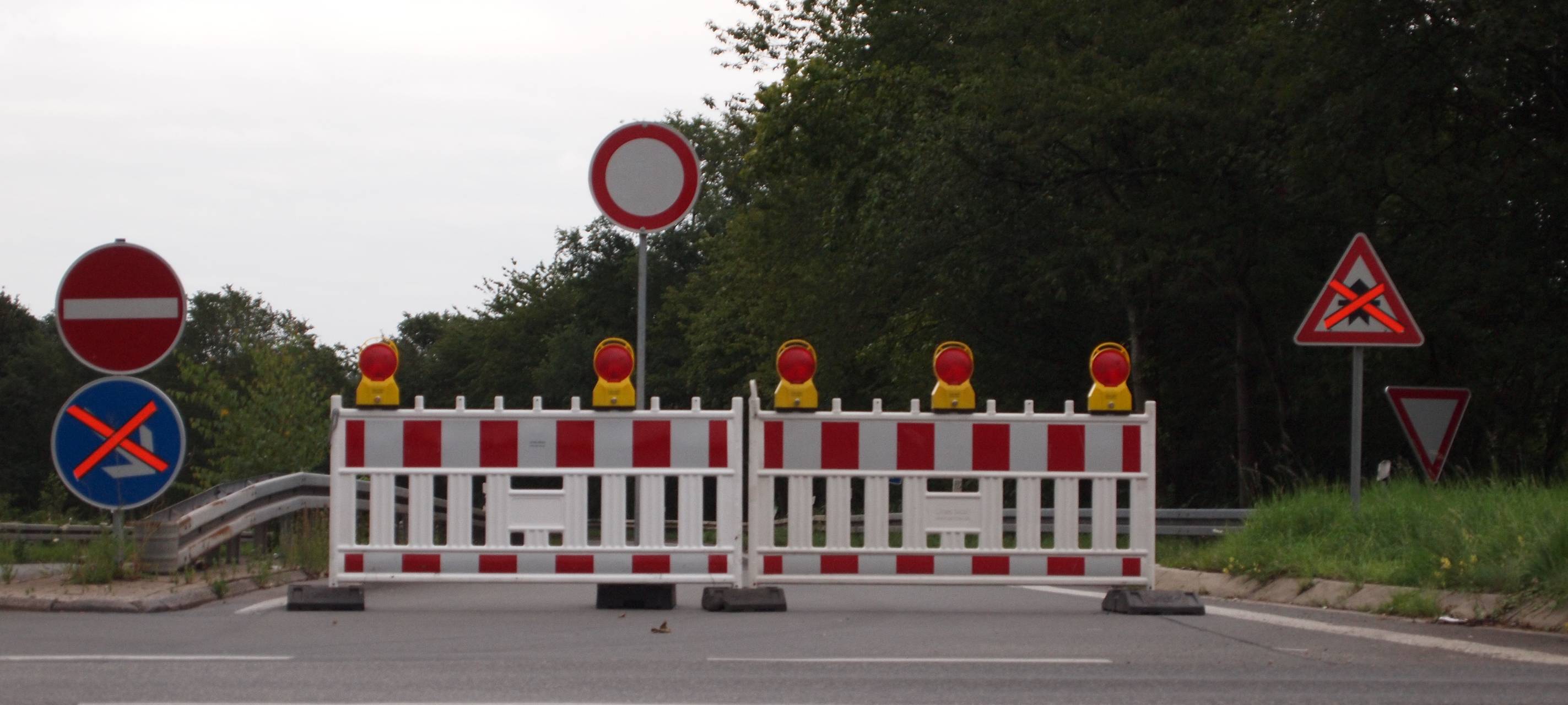 Vollsperrung B 483 noch bis ins Frühjahr