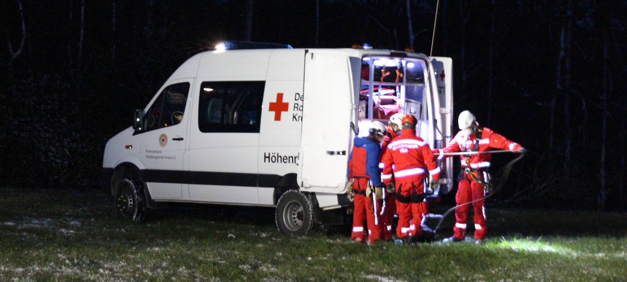 Höhenrettung in Hückeswagen: Monteur aus Windrad geborgen