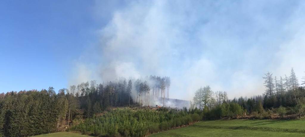 Waldbrand Gummersbach Strombach Rauch