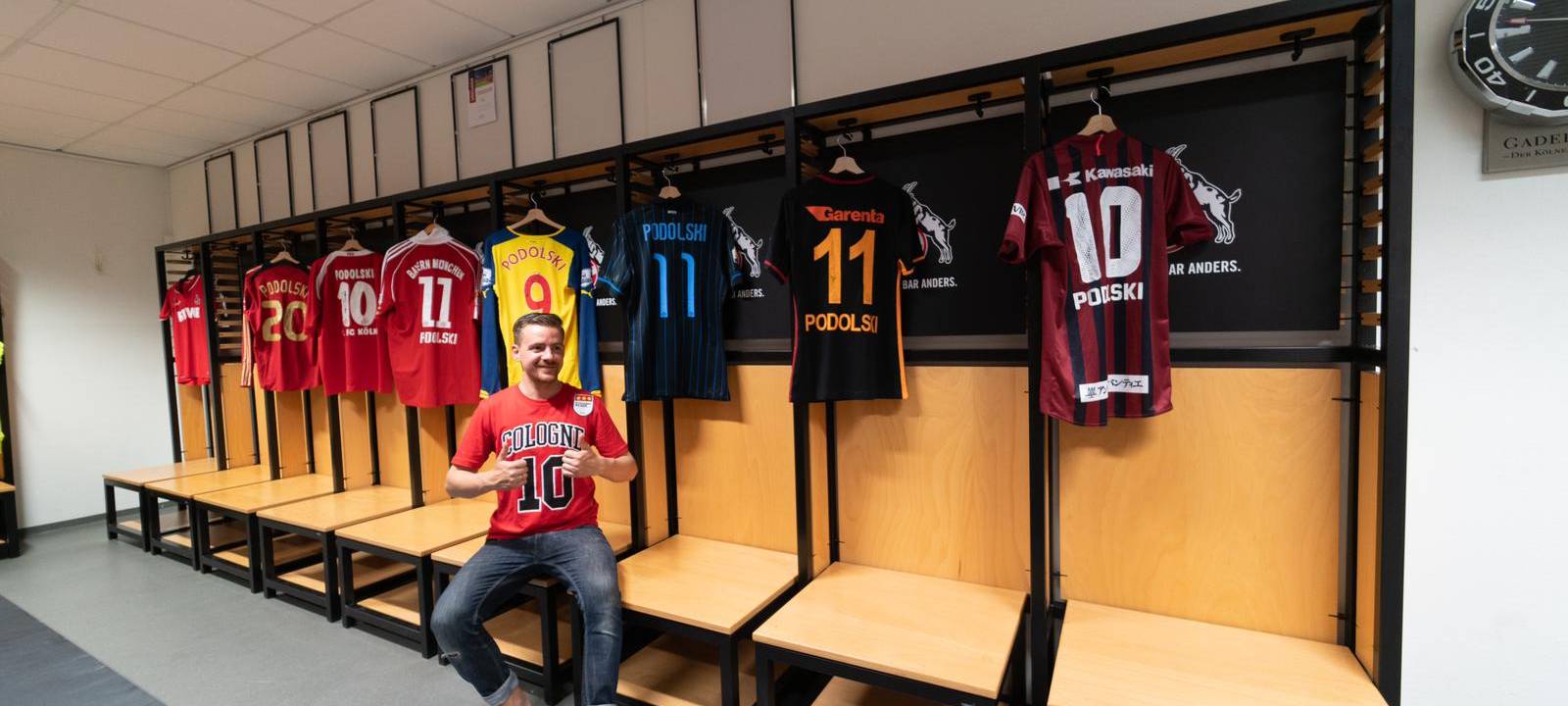 Podolski Fan Sammlung aus Wipperfürth