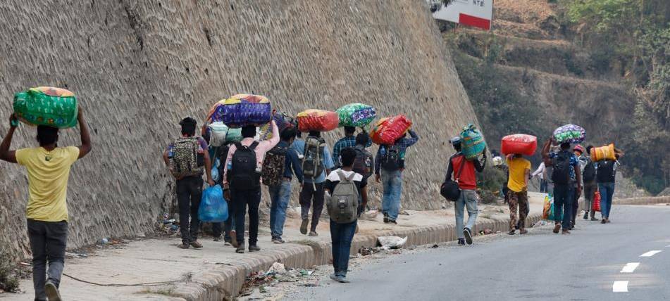 Lockdown Nepal Flucht aus Kathmandu