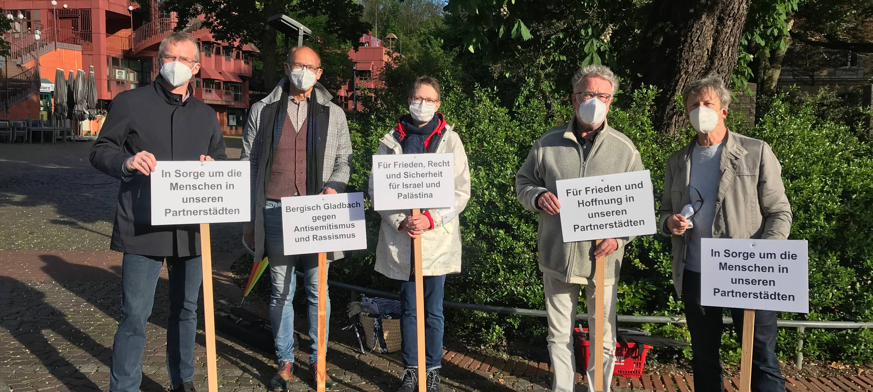Bergisch Gladbach: Mahnwache für den Nahen Osten